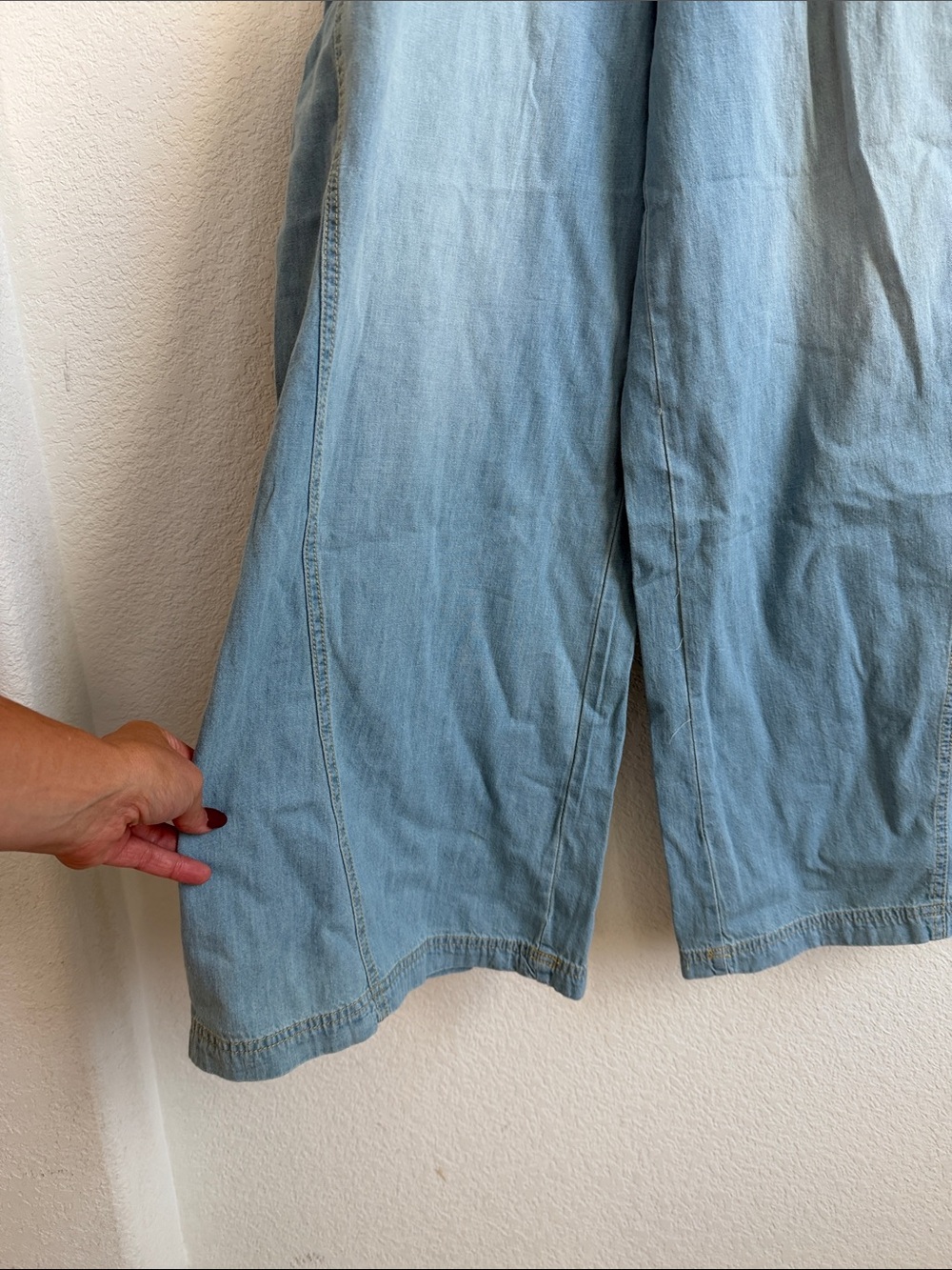 Altar'd State Light Blue Wide Leg Pants - Picture 4 of 6